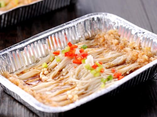 长武锡纸烤金针菇